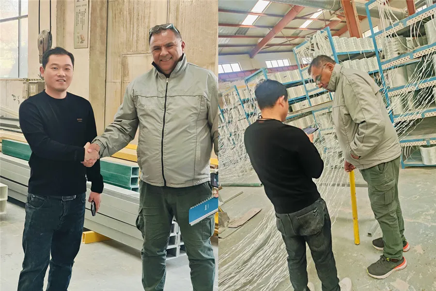 Argentine customers visited Pultruded FRP Profiles in China and witnessed the advanced manufacturing technology